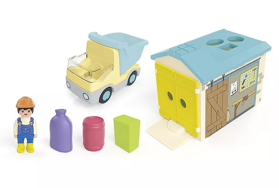 PLAYMOBIL JUNIOR: LKW mit Sortiergarage 71686 - Bild 3