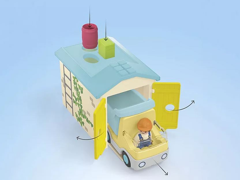 PLAYMOBIL JUNIOR: LKW mit Sortiergarage 71686 - Bild 5