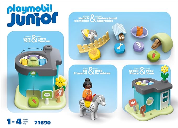 PLAYMOBIL JUNIOR: Tierpension mit Futterspender 71690 - Bild 4