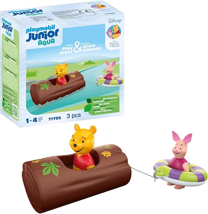 PLAYMOBIL JUNIOR: Winnie Puuhs & Ferkels Wasserabenteuer 71705 - Bild 1