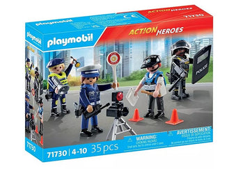 PLAYMOBIL Action Heroes Figurenset Polizei 71730
