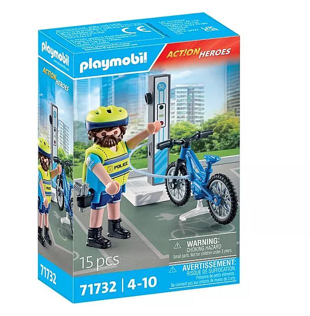 PLAYMOBIL Action Heroes Polizei Fahrradstreife 71732 - Bild 1