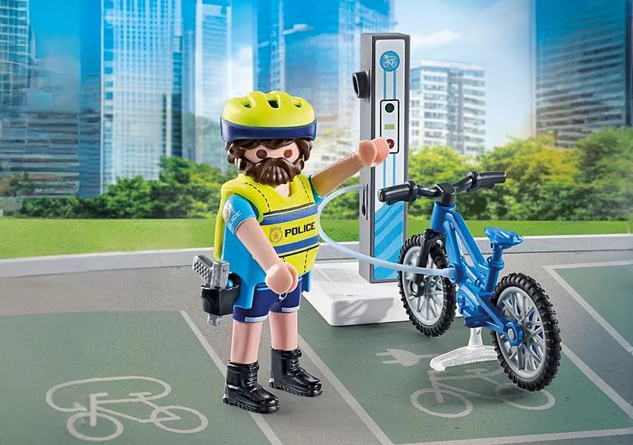 PLAYMOBIL Action Heroes Polizei Fahrradstreife 71732 - Bild 4