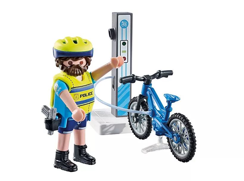 PLAYMOBIL Action Heroes Polizei Fahrradstreife 71732 - Bild 3