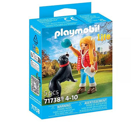 PLAYMOBIL my Life Frau mit Sennenhund 71738