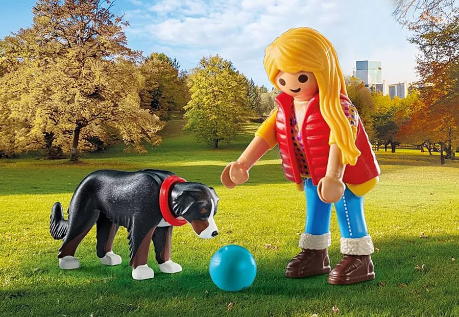 PLAYMOBIL my Life Frau mit Sennenhund 71738 - Bild 3