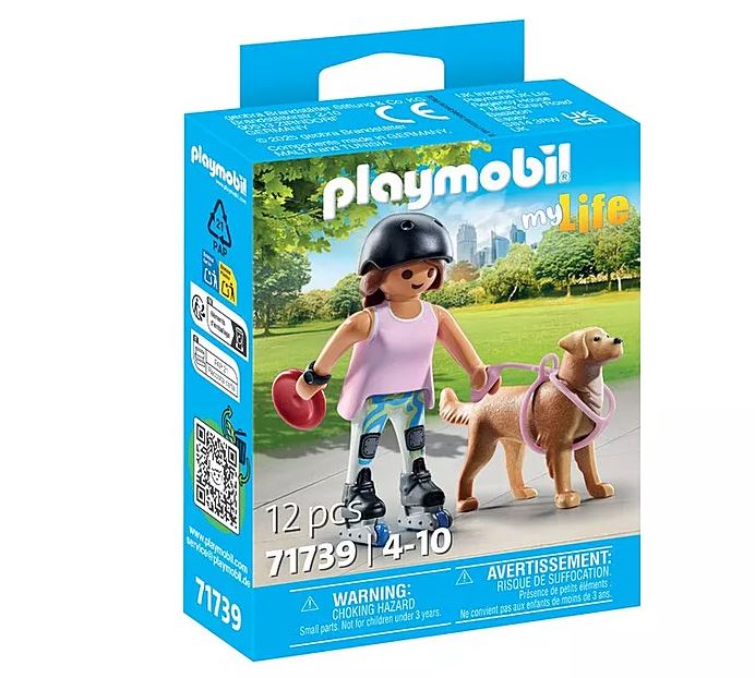 PLAYMOBIL my Life Inlinerin mit Retriever 71739 - Bild 1