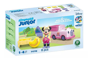 PLAYMOBIL JUNIOR & Disney: Minnie Maus' Obst-Transporter mit Sortierspass 71770