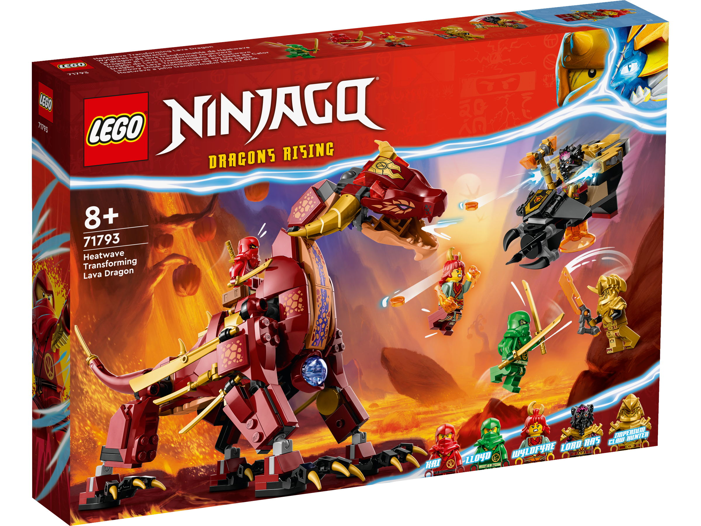 LEGO Ninjago Wyldfires Lavadrache 71793 - Bild 1