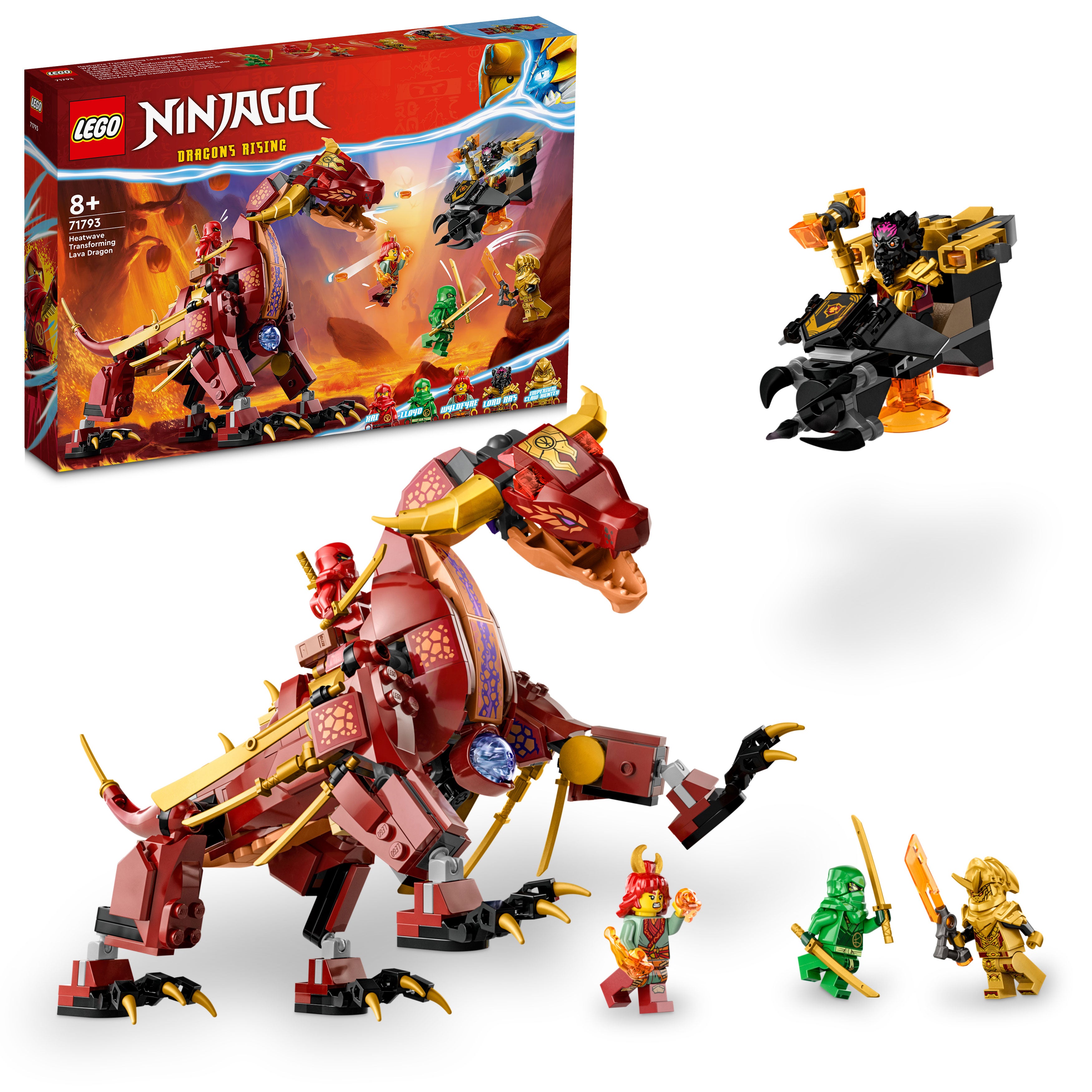 LEGO Ninjago Wyldfires Lavadrache 71793 - Bild 7