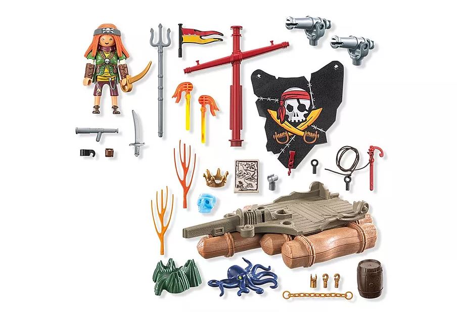PLAYMOBIL Pirates: Schatzbergung auf Piratenfloss 71794 - Bild 3
