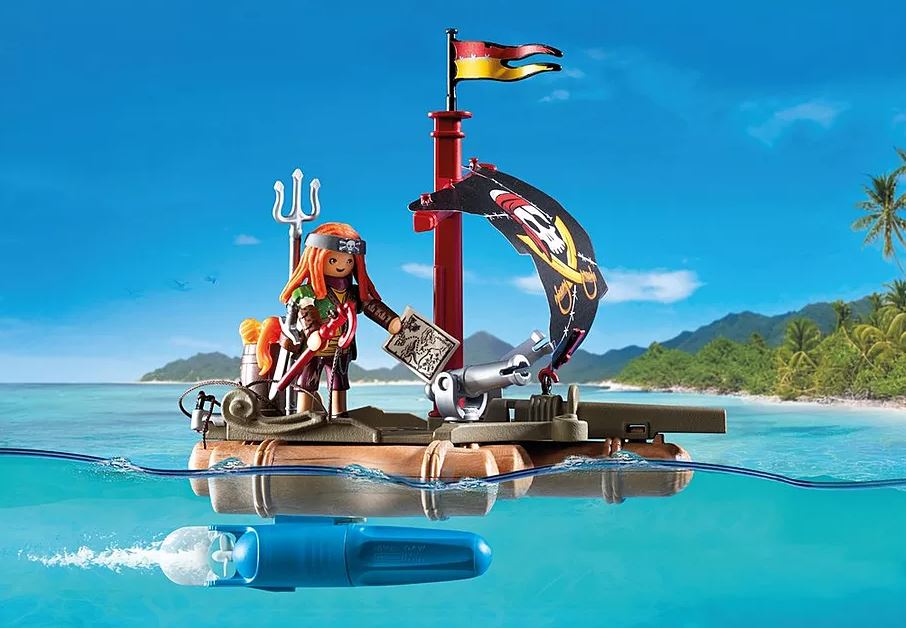 PLAYMOBIL Pirates: Schatzbergung auf Piratenfloss 71794 - Bild 4