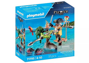 PLAYMOBIL Pirates: Pirat mit Balliste 71795