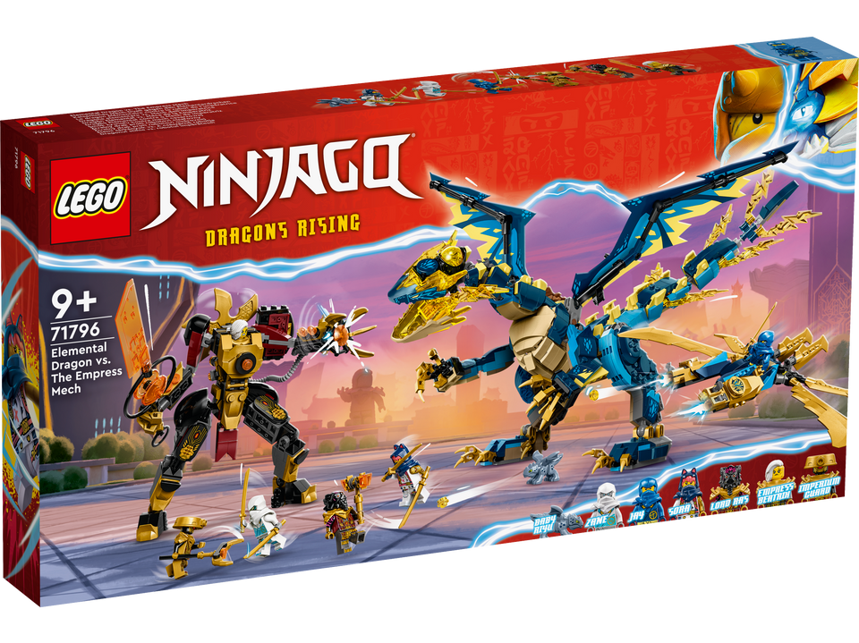 LEGO Ninjago Kaiserliches Mech-Duell gegen den Elementdrachen 71796