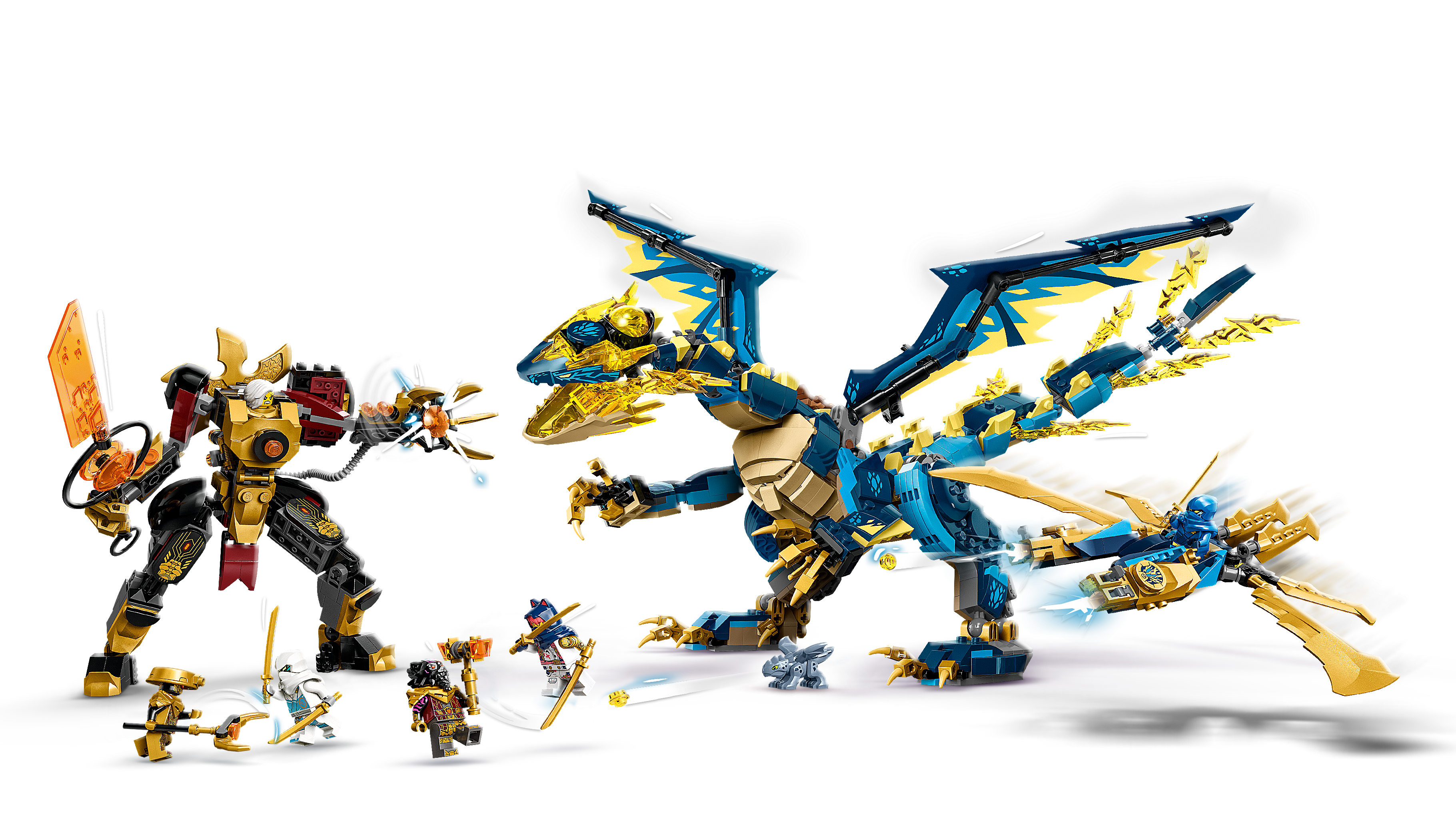 LEGO Ninjago Kaiserliches Mech-Duell gegen den Elementdrachen 71796 - Bild 4