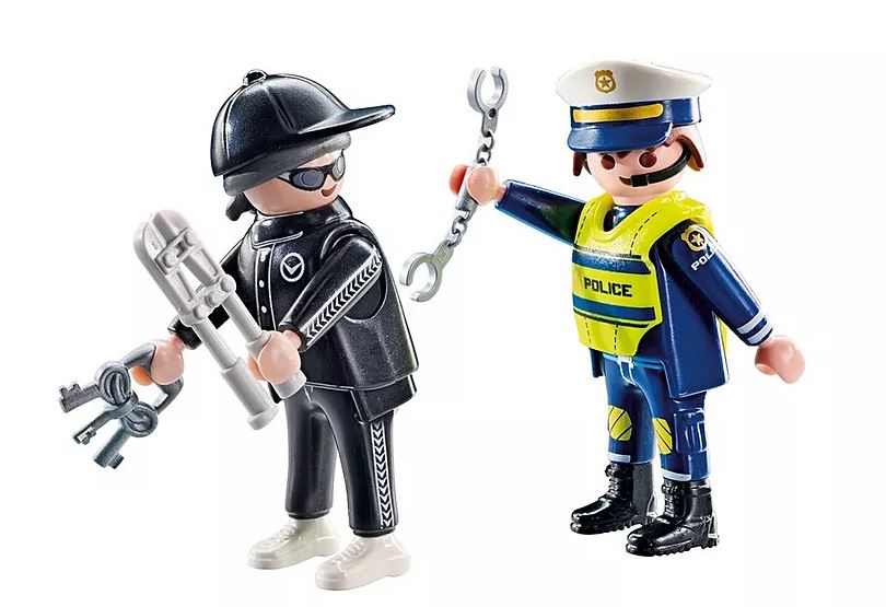 PLAYMOBIL Special Plus Polizist und Einbrecher 71804 - Bild 3