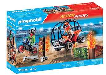 PLAYMOBIL Action Heroes Stuntshow 71808