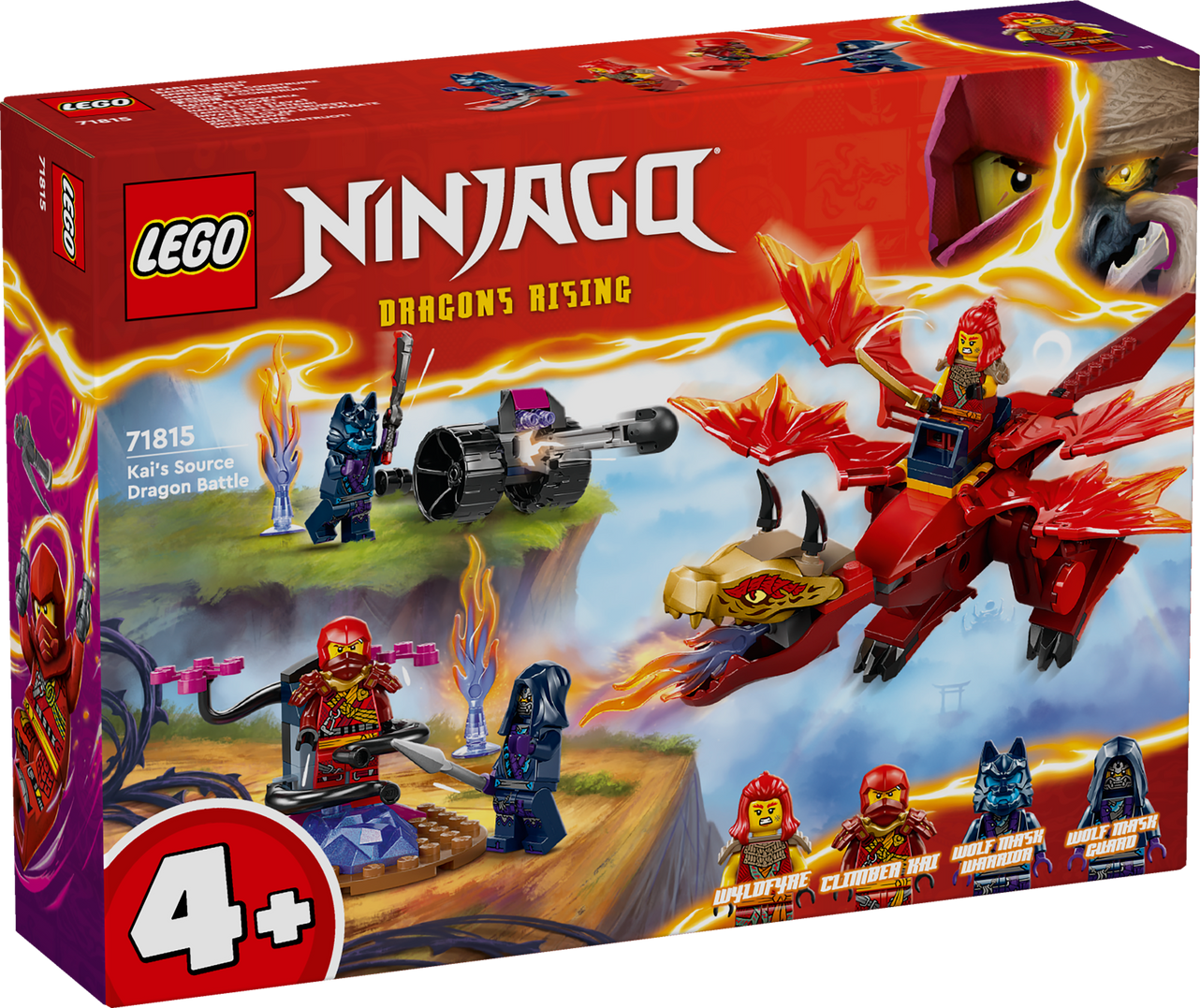 LEGO NINJAGO Kais Quelldrachen Duell 71815