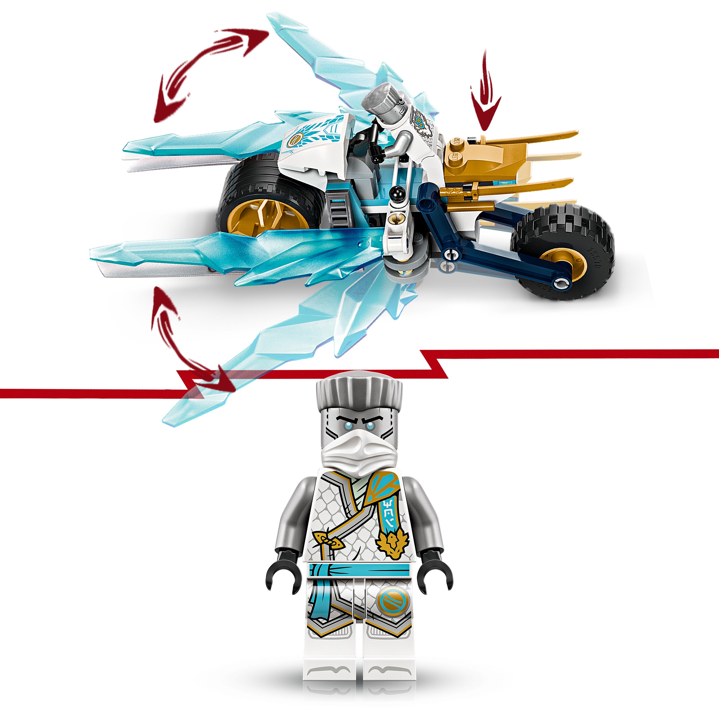 LEGO NINJAGO Zanes Eismotorrad 71816 - Bild 5
