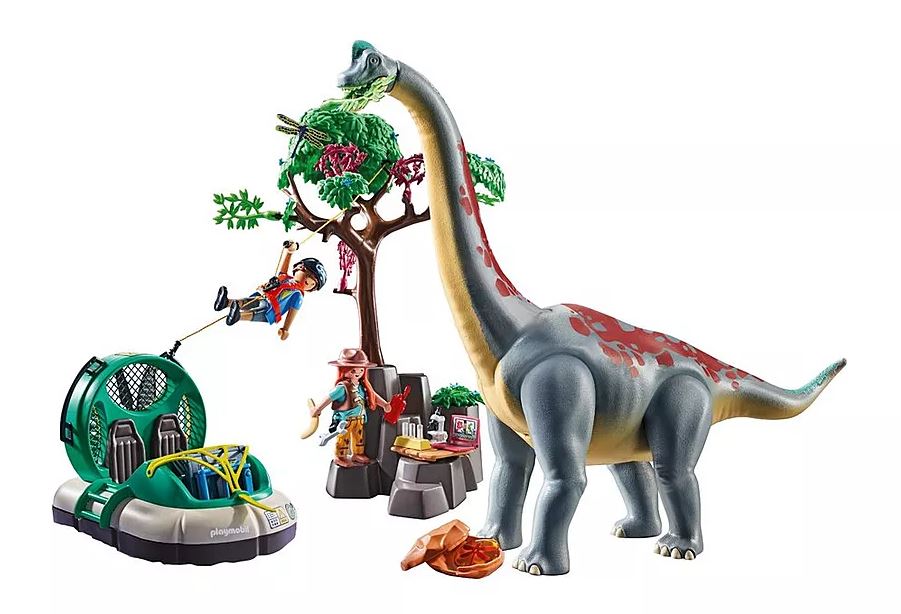 PLAYMOBIL Brachiosaurus-Begegnung mt Luftkissenboot 71819 - Bild 2