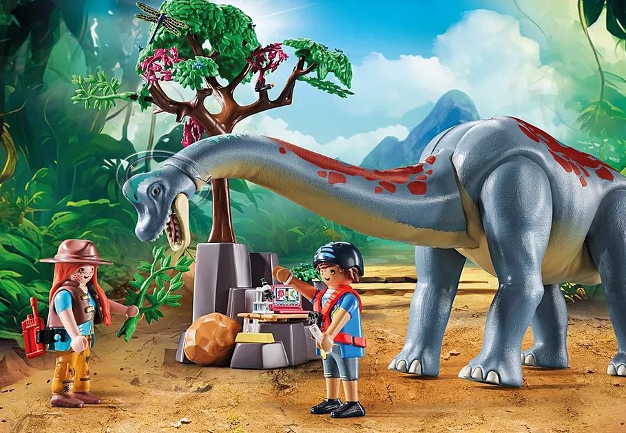PLAYMOBIL Brachiosaurus-Begegnung mt Luftkissenboot 71819 - Bild 4