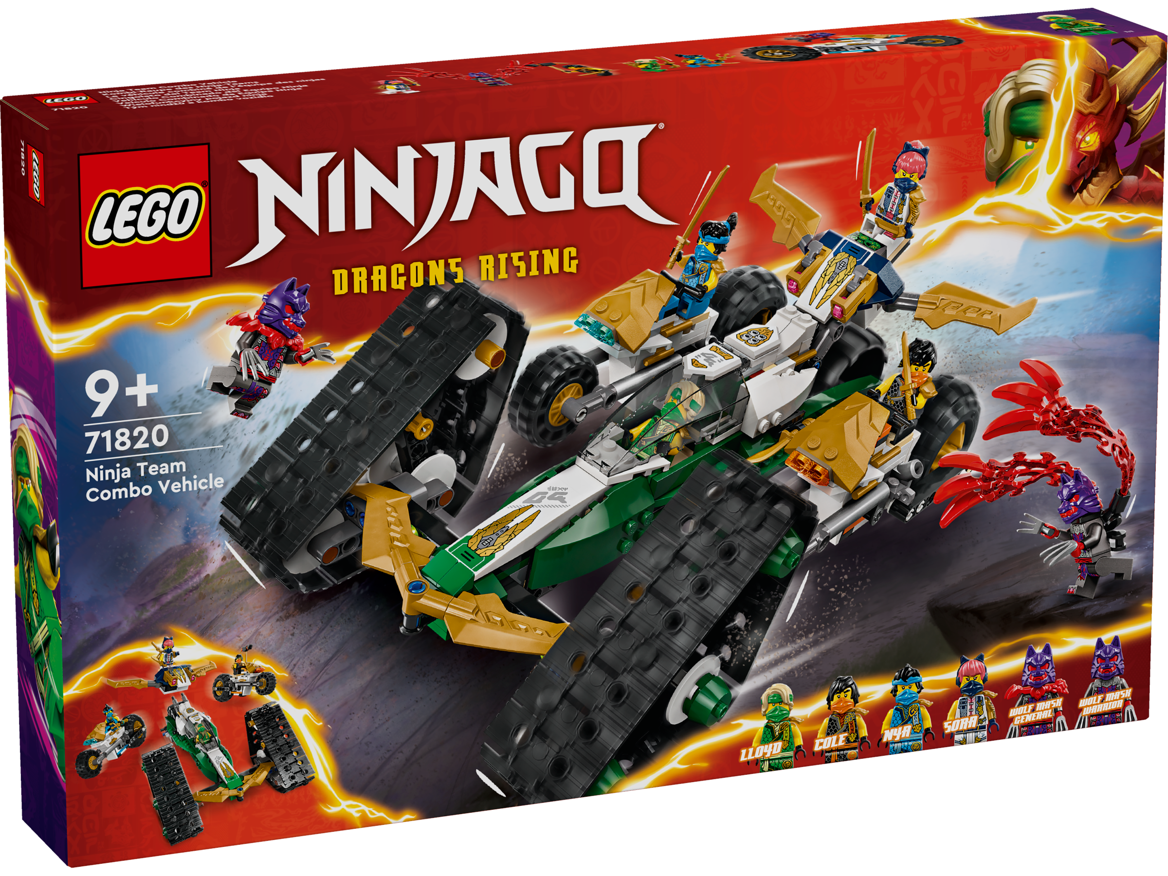 LEGO NINJAGO Kombi-Raupe des Ninja-Teams71820 - Bild 1