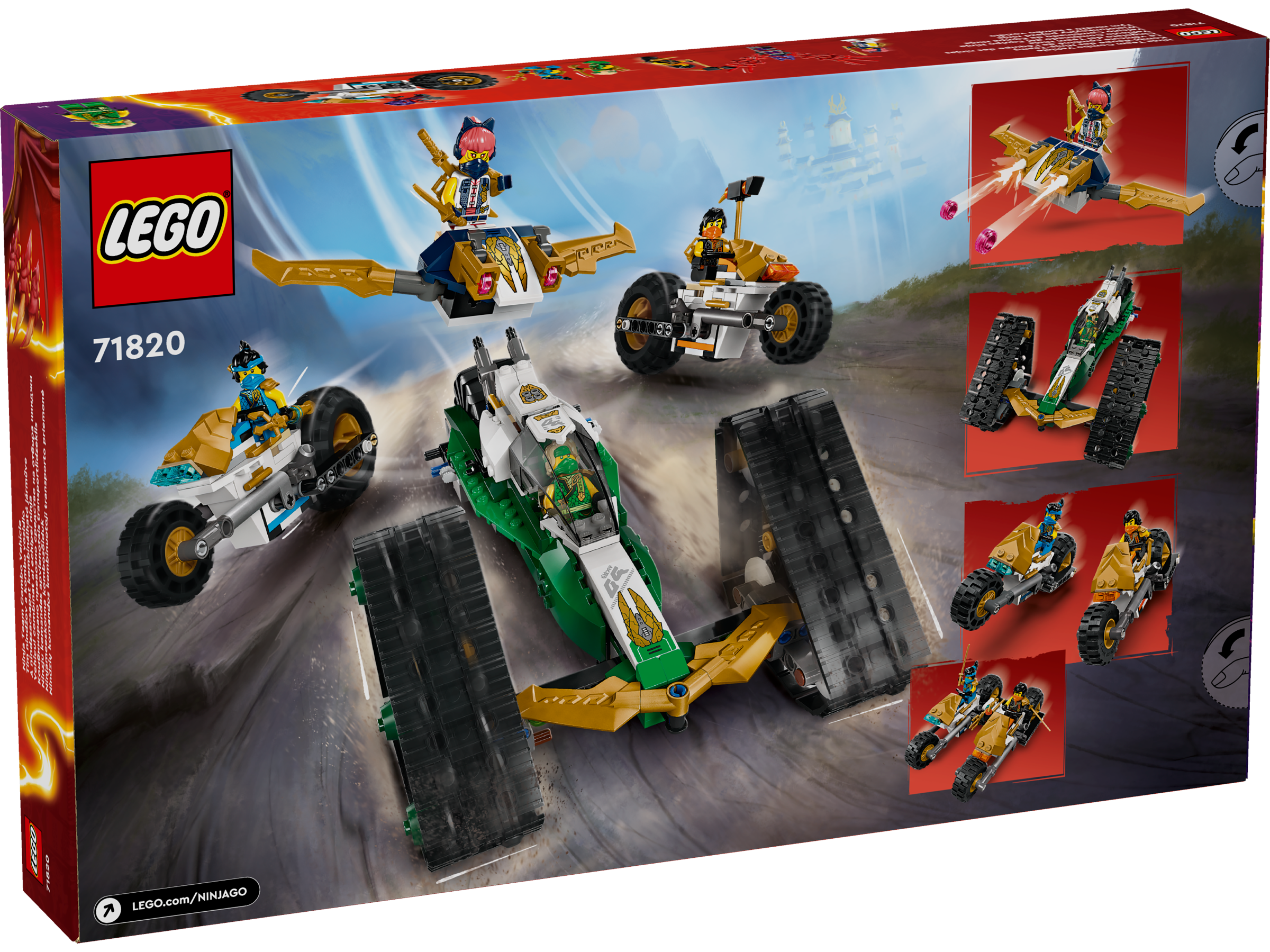 LEGO NINJAGO Kombi-Raupe des Ninja-Teams71820 - Bild 8