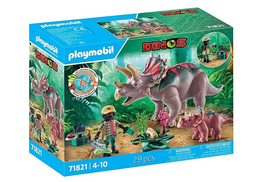 PLAYMOBIL Triceratops mit Jungtier 71821 - Bild 1