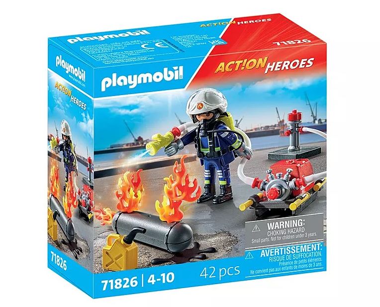 PLAYMOBIL Action Heroes Löschung eines Gastanks 71826 - Bild 1