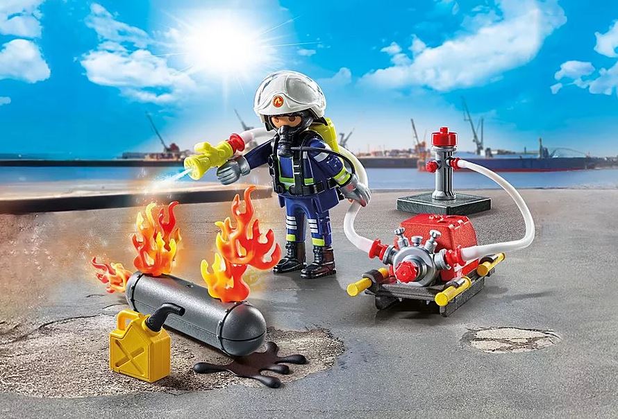 PLAYMOBIL Action Heroes Löschung eines Gastanks 71826 - Bild 4