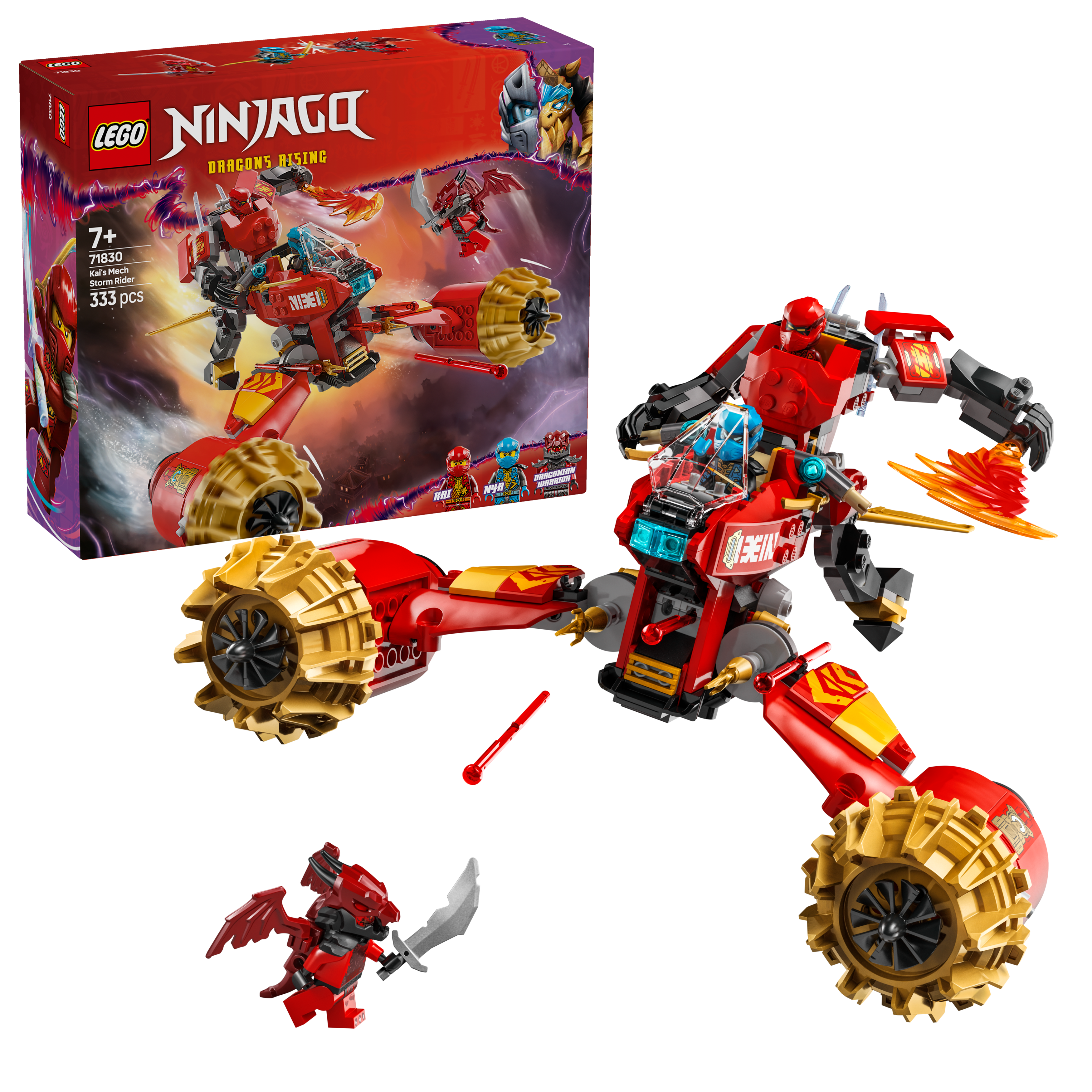 LEGO Ninjago Ras und Arins Super-Sturmflieger 71833 - Bild 8