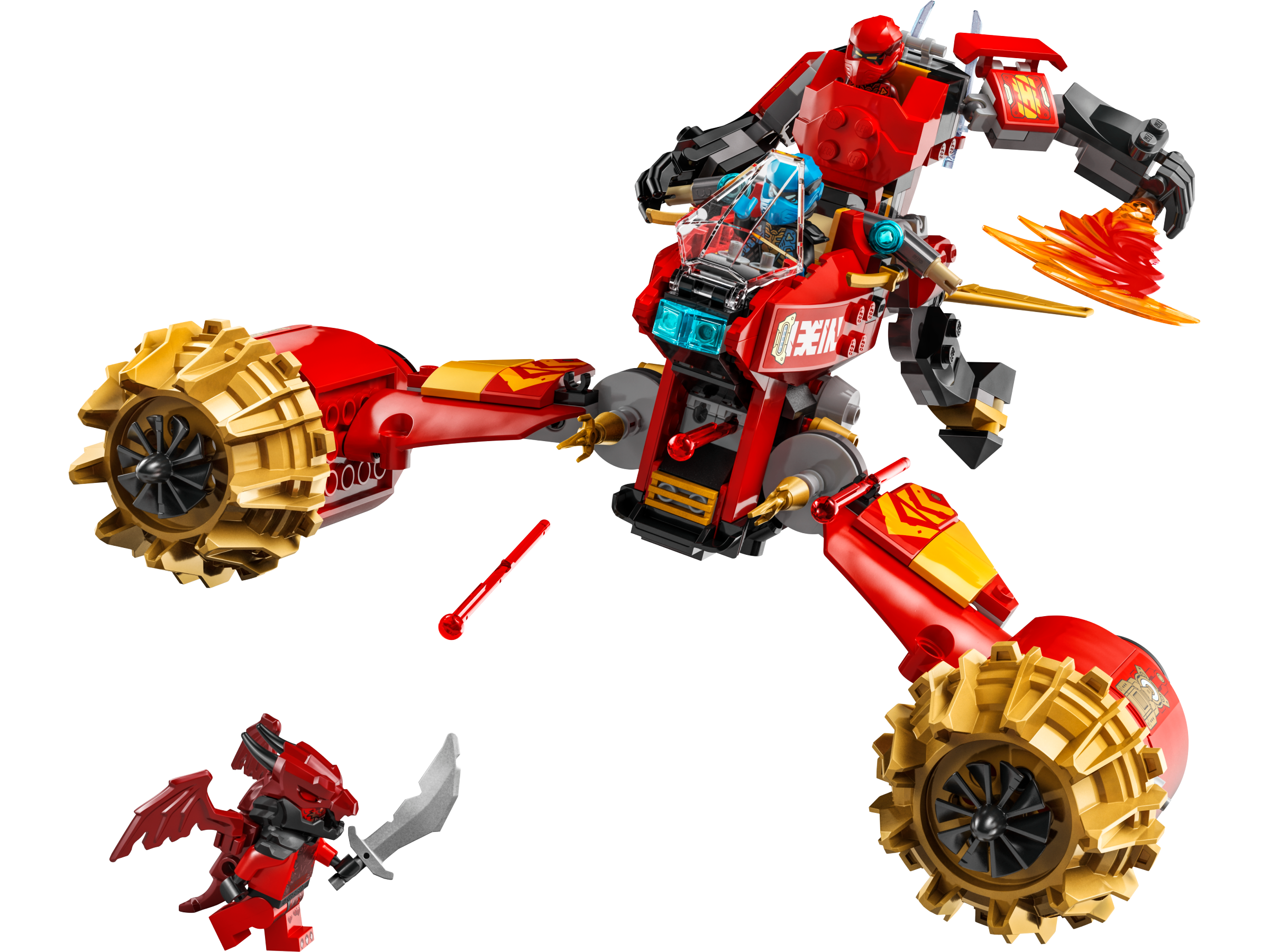 LEGO Ninjago Ras und Arins Super-Sturmflieger 71833 - Bild 2