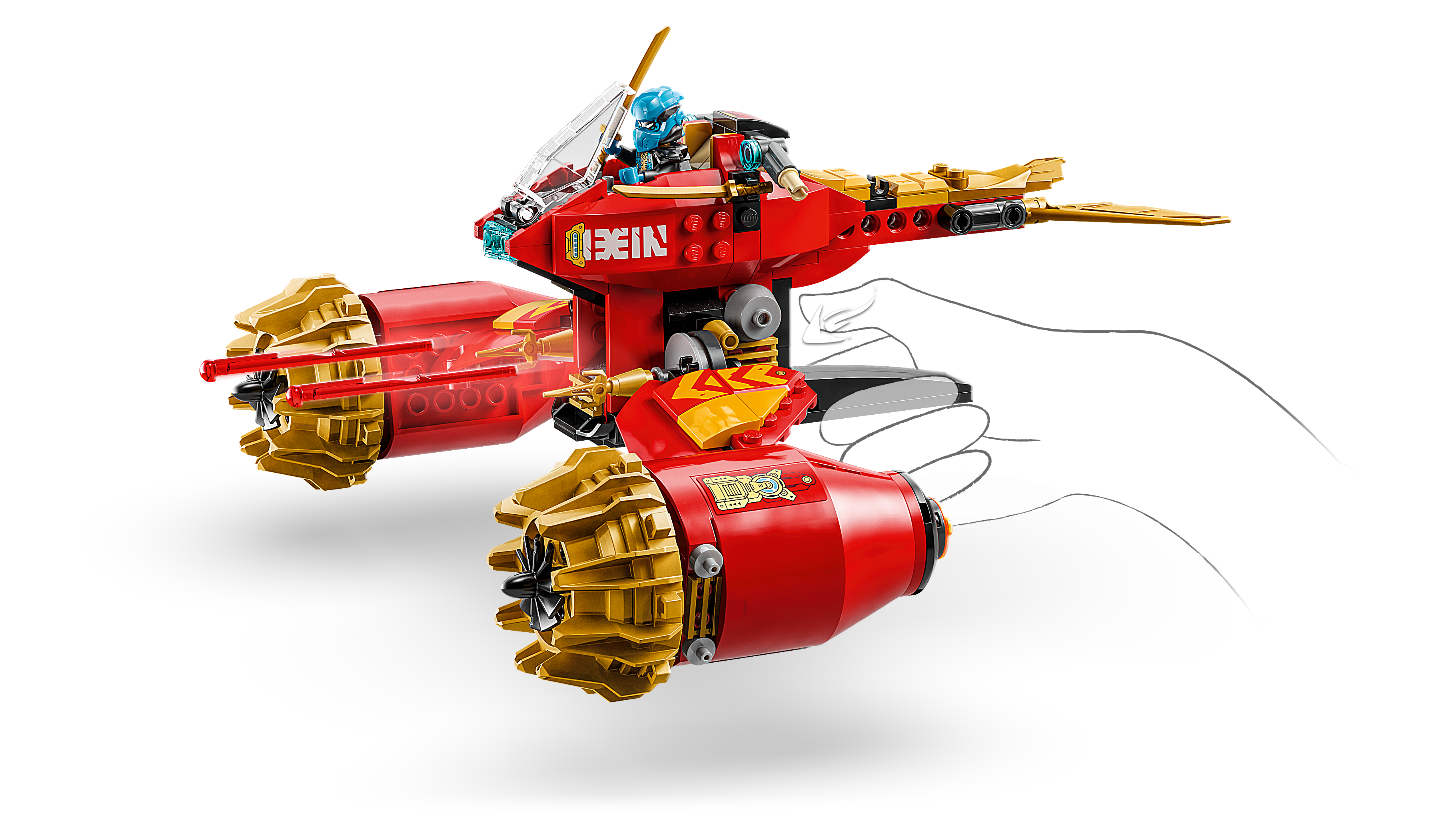 LEGO Ninjago Kais Sturmreiter-Mech 71830 - Bild 3