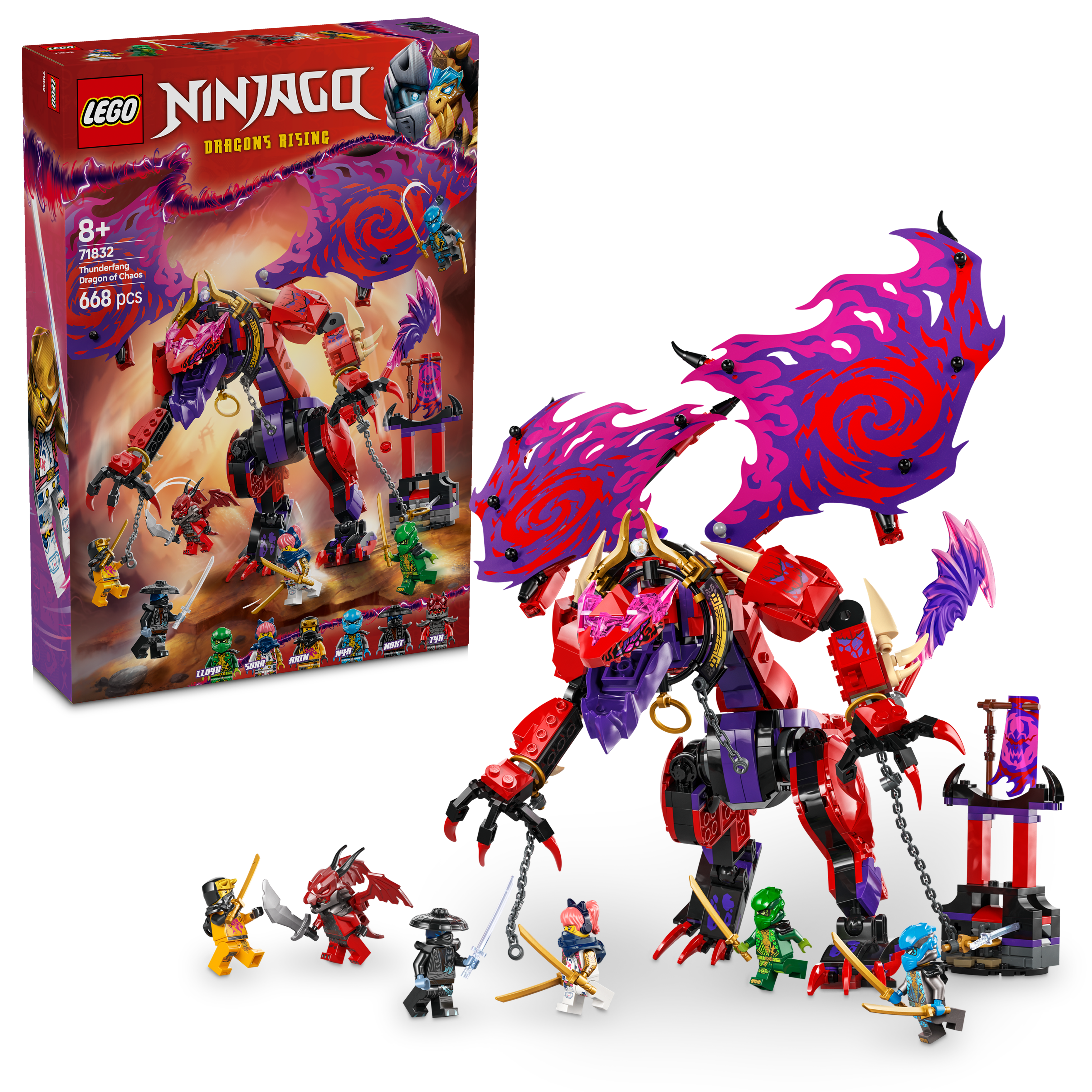 LEGO NINJAGO Chaosdrache Donnerzahn 71832 - Bild 6