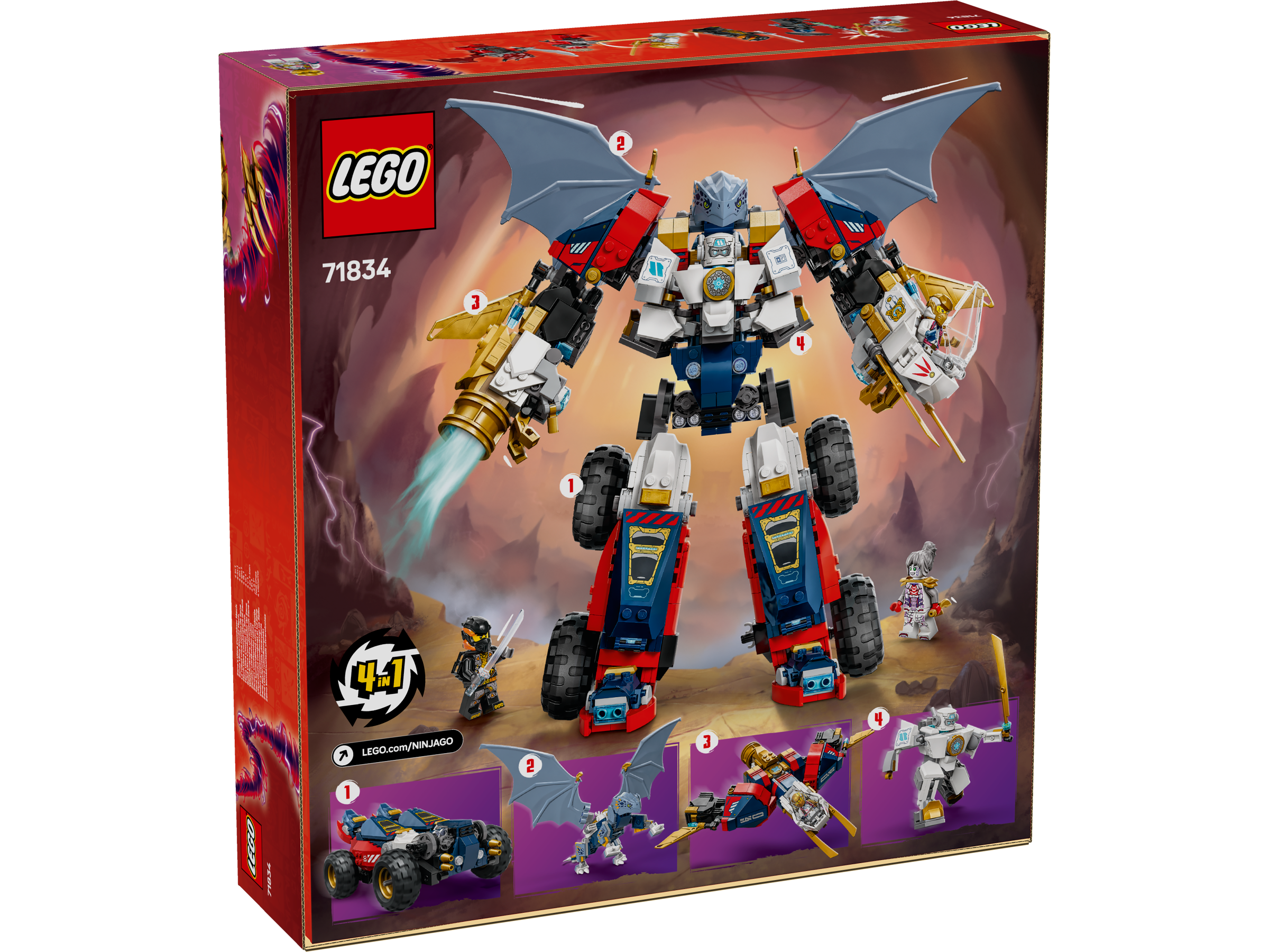 LEGO Ninjago Zanes Ultra-Kombi-Mech 71834 - Bild 11