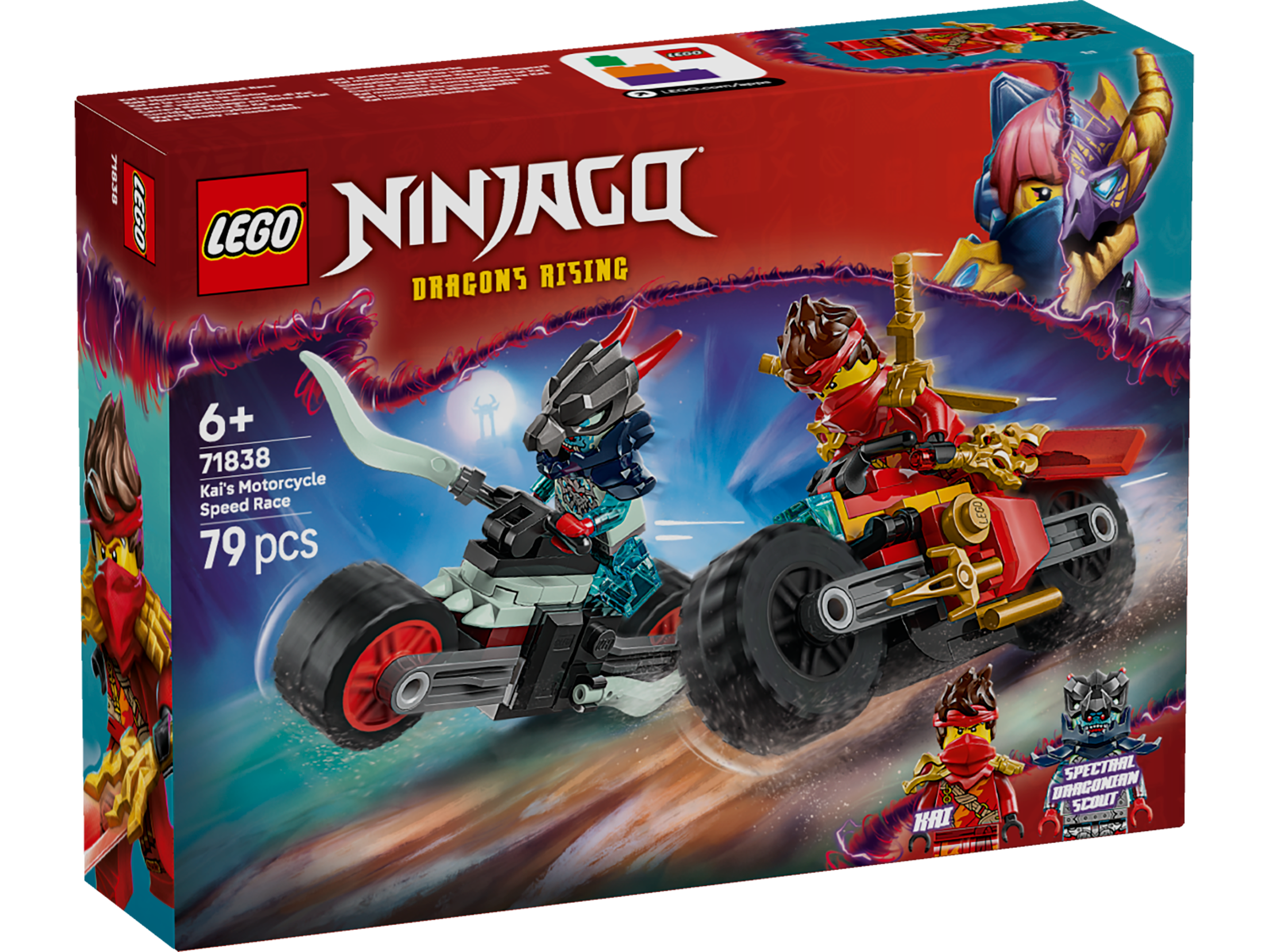 LEGO Ninjago Kais Motorradrennen 71838 - Bild 1