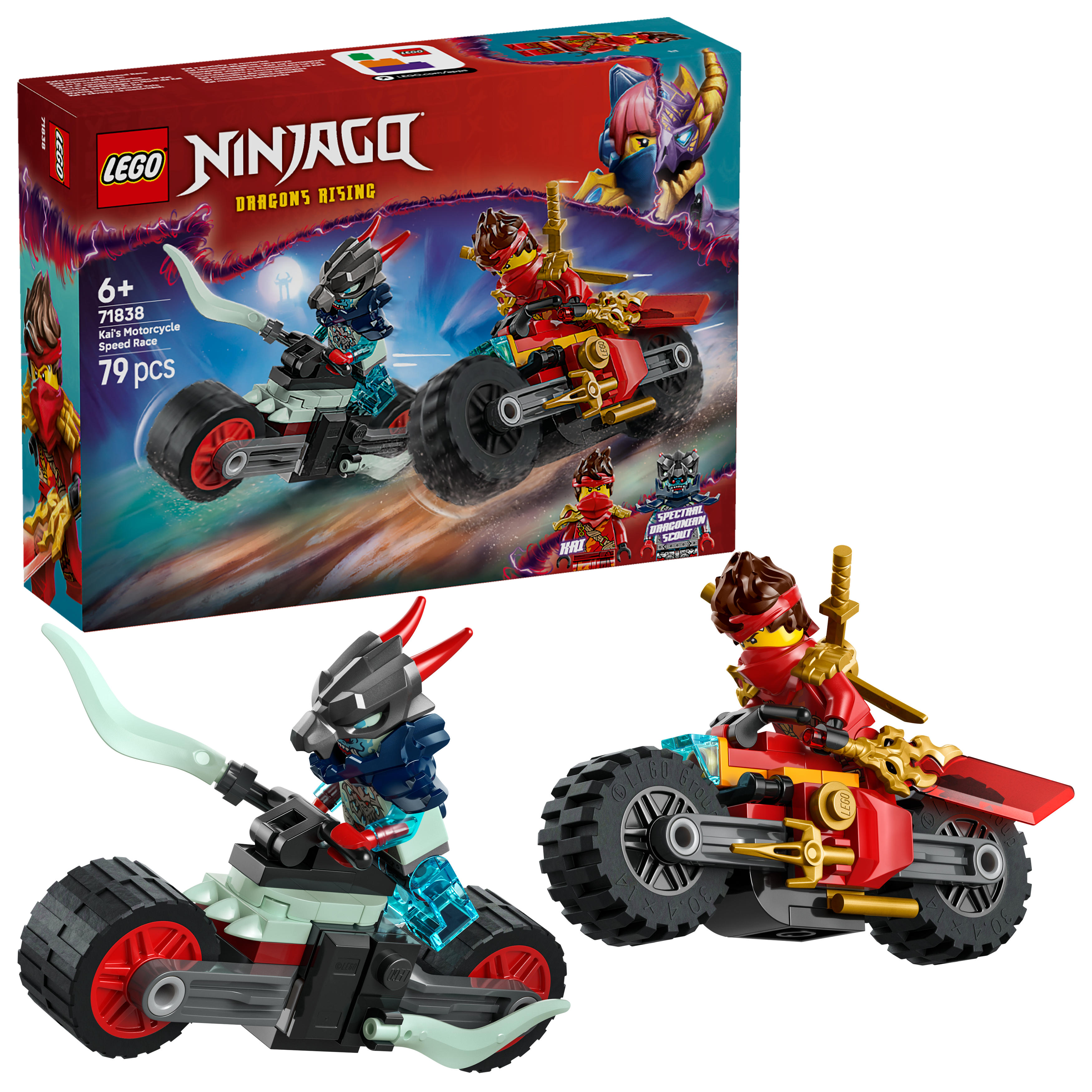 LEGO Ninjago Kais Motorradrennen 71838 - Bild 4