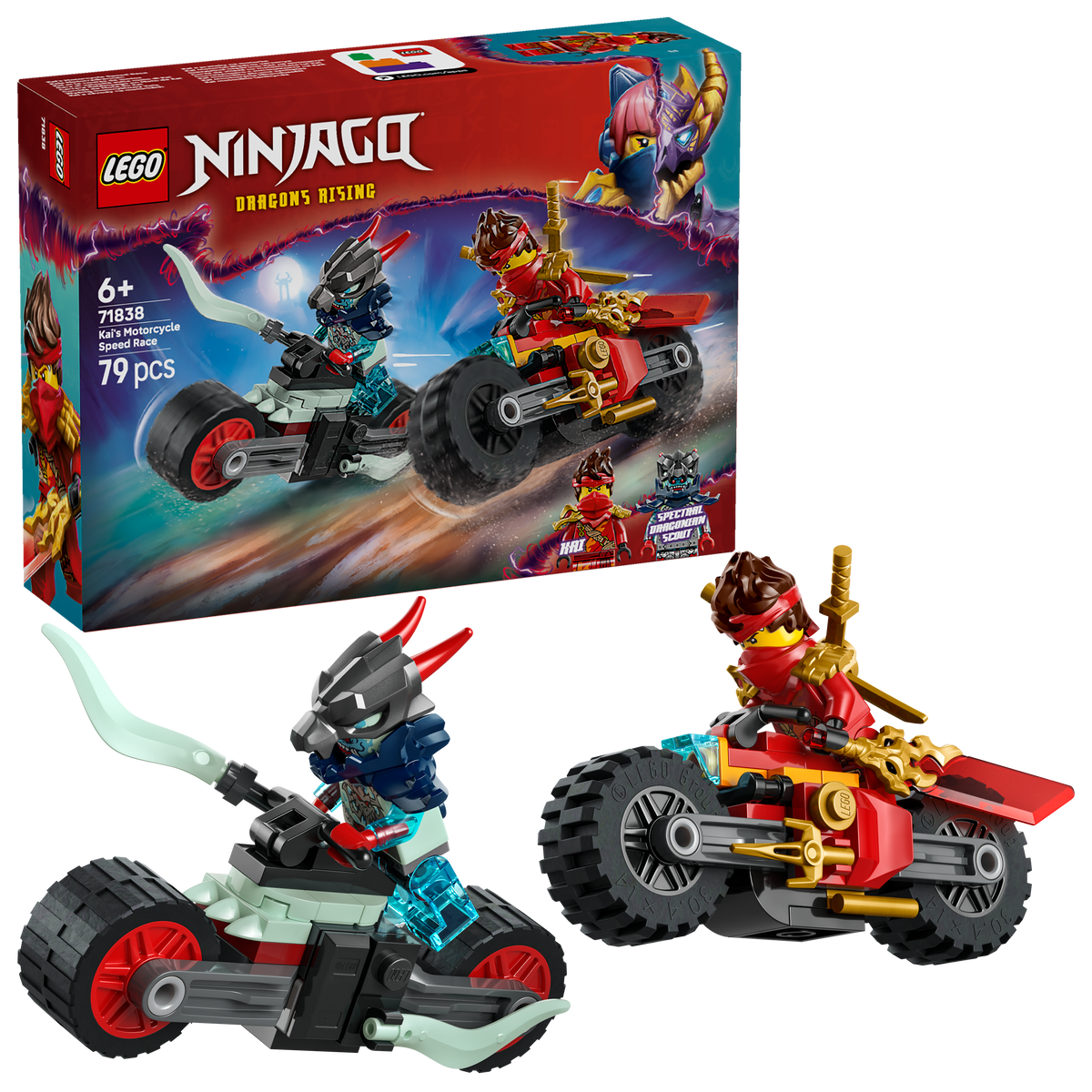 LEGO Ninjago Kais Motorradrennen 71838 - Bild 4