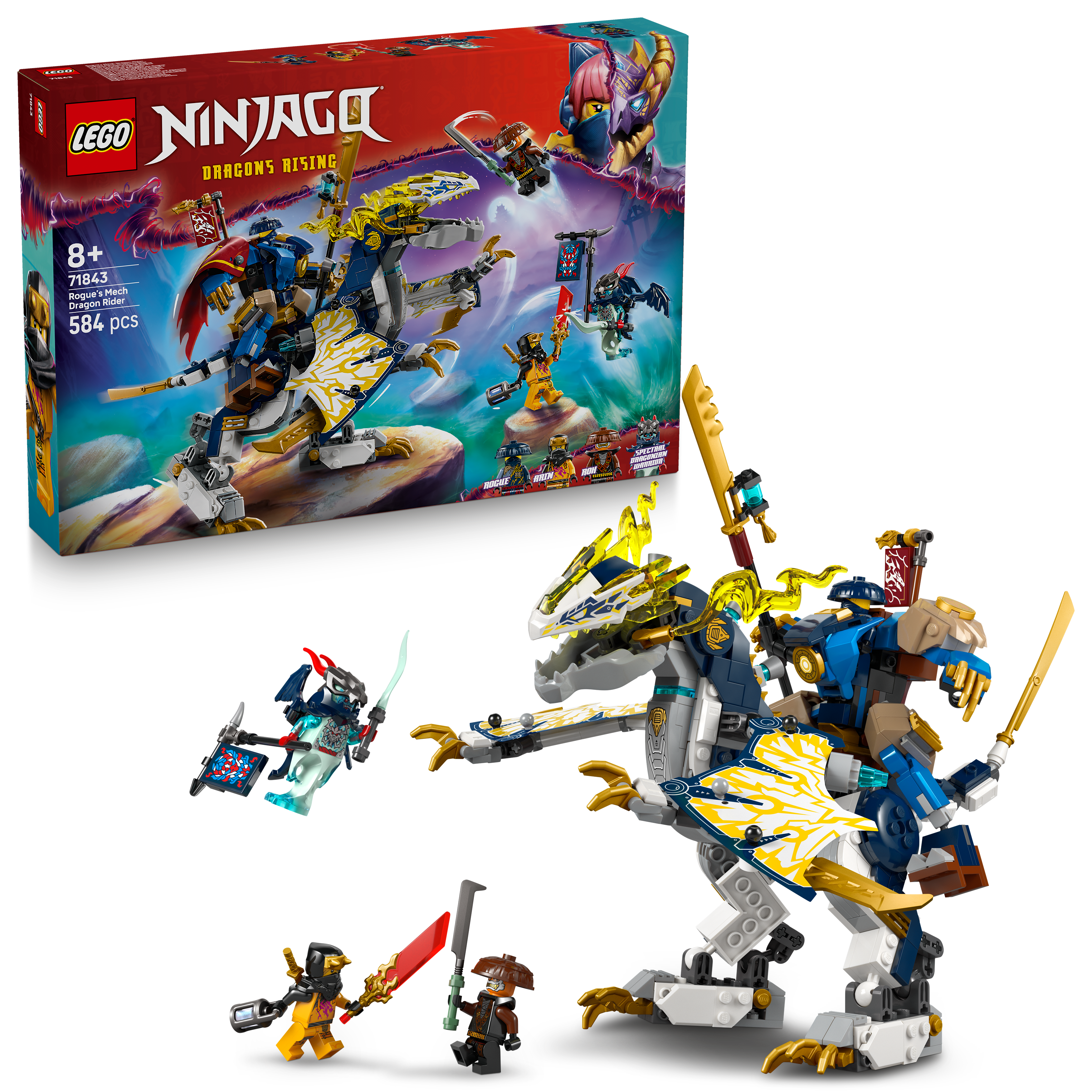 LEGO Ninjago Rogues Mech-Drachenreiter 71843 - Bild 6