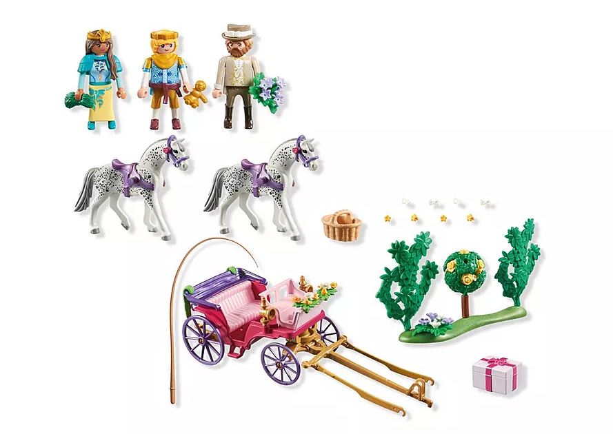Playmobil Princess Magic Kutschfahrt mit Prinzessin und Prinz 71846 - Bild 3