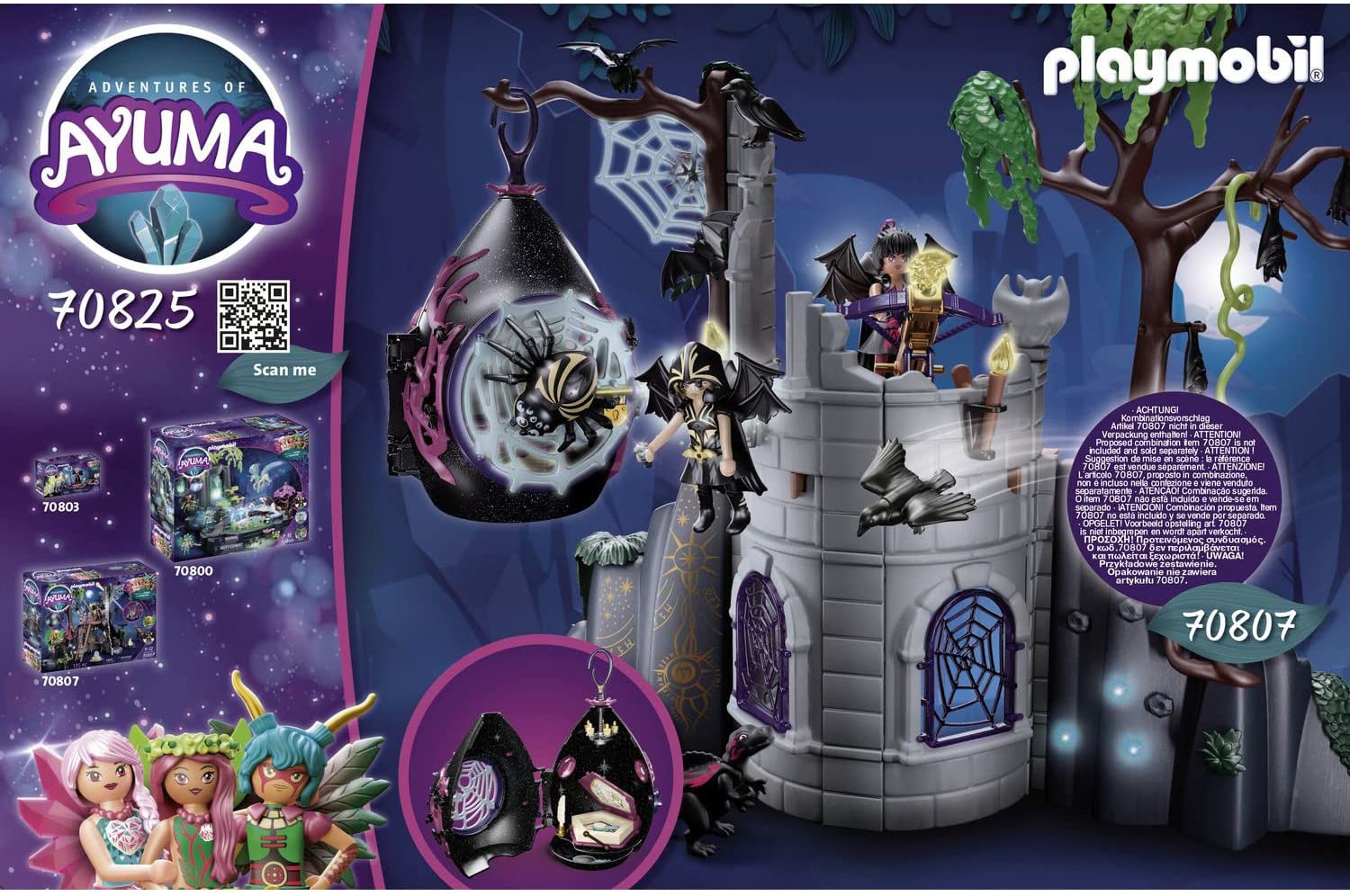 PLAYMOBIL  ADVENTURES OF AYUMA Unterschlupf der Bat Fairies 70825 - Bild 4