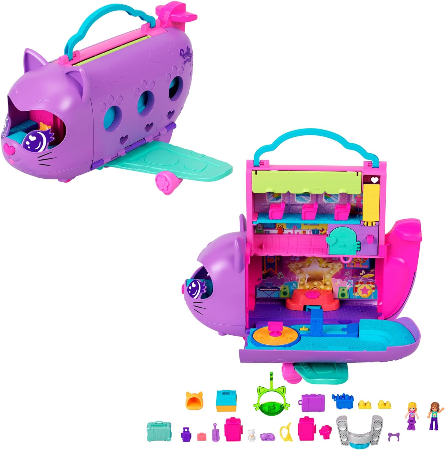 Polly Pocket Kitty Flugzeug - Bild 2