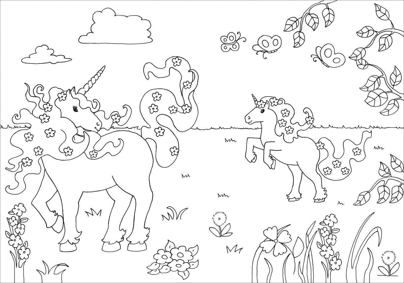 Glitzer- Sticker Malbuch Einhorn - Bild 2