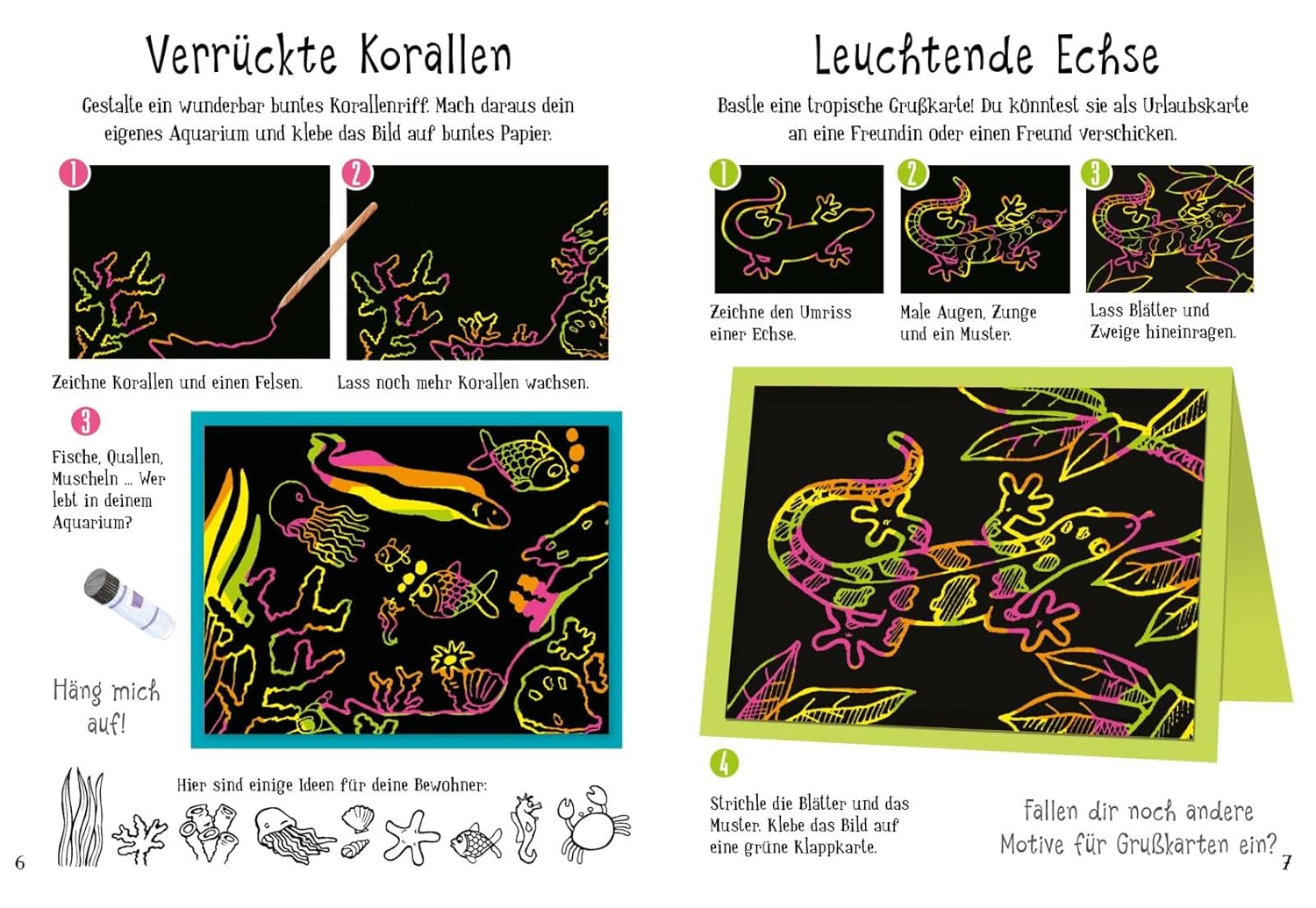 Kreative Kratzkunst: Neon - Bild 4