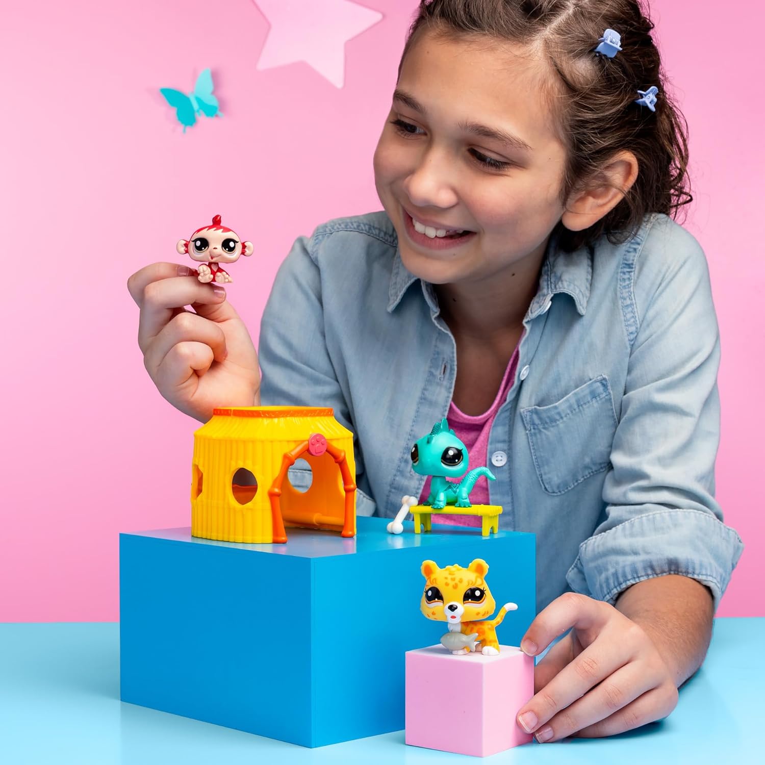 Littlest Pet Shop Tiki Jungle 3 Pets - Bild 6
