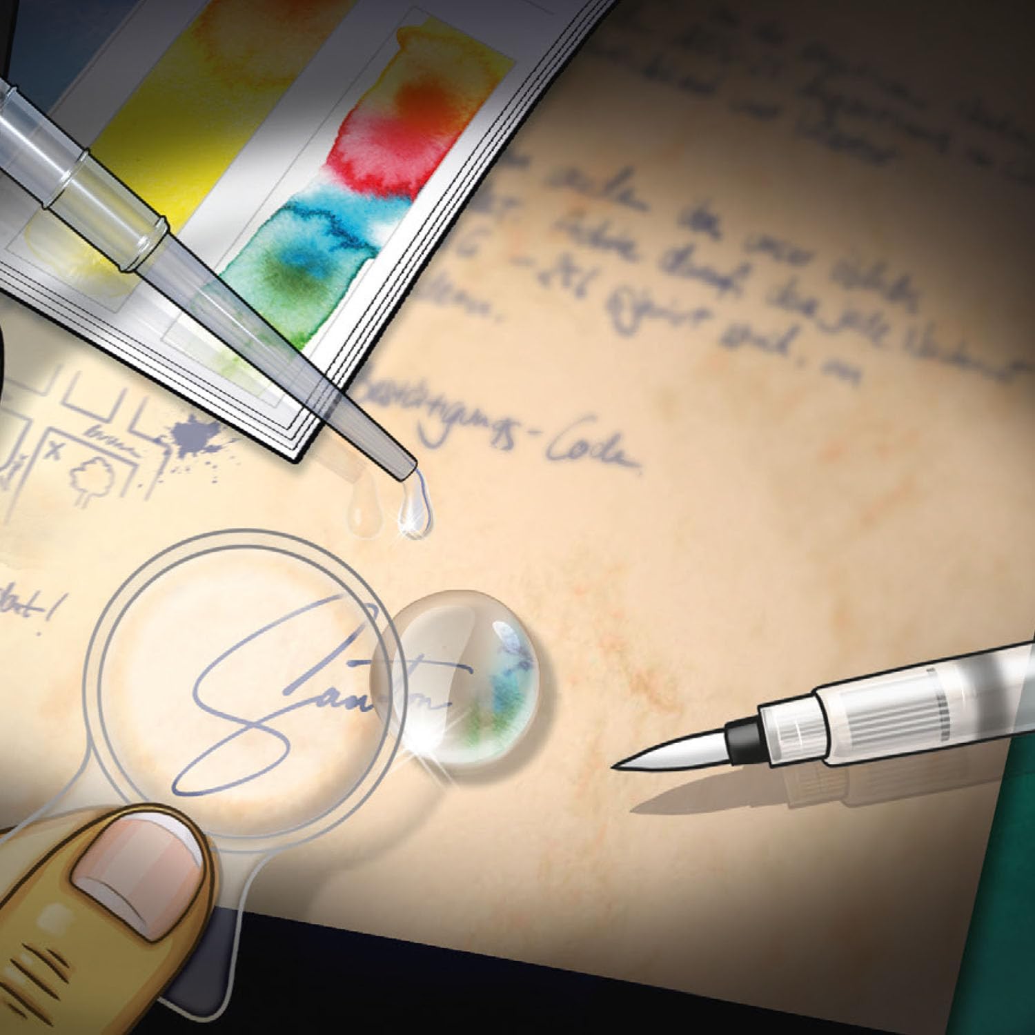 Die drei ??? - Schrift - Labor - Bild 2