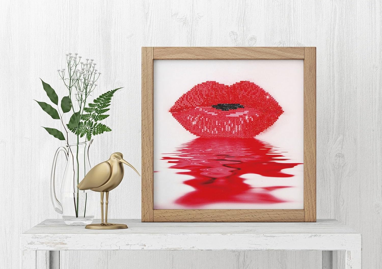 Diamond Painting Rote Lippen - Bild 3