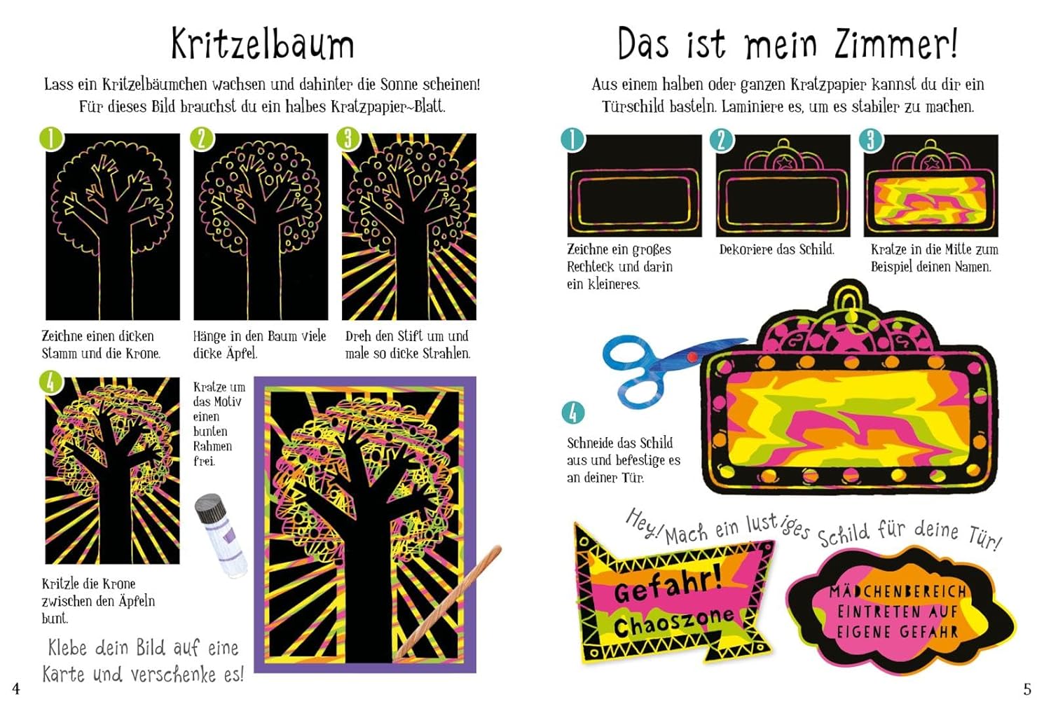 Kreative Kratzkunst: Neon - Bild 3