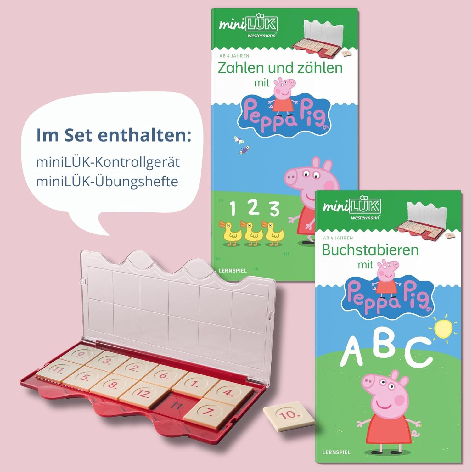 Mini Lük Set Peppa Pig buchstabieren und zählen - Bild 2