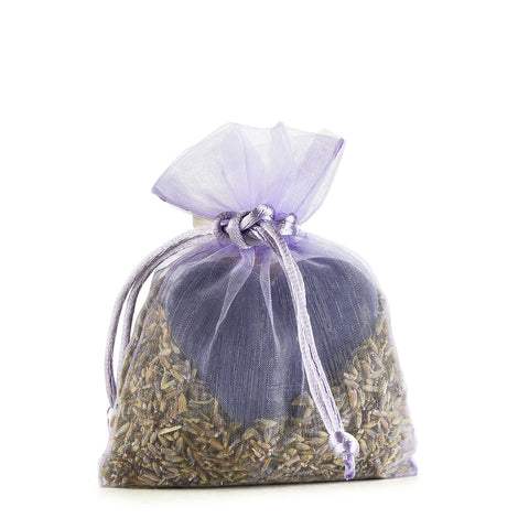 Lavendel Duftsäckchen mit Herzseife und Blüten 50g